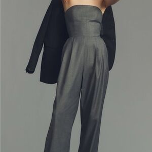 WAYF Strapless Tailored Jumpsuit